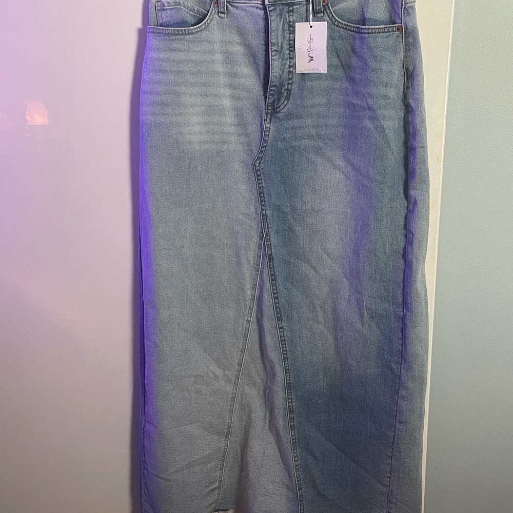 Jessica Simpson Light Blue Denim Skirt